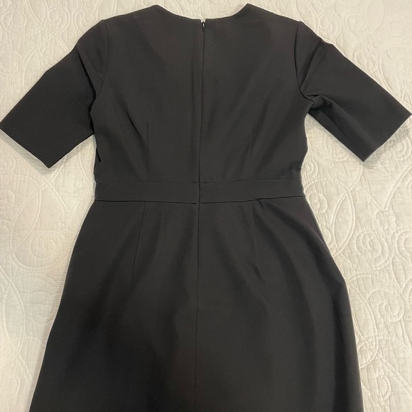 Banana Republic Short Sleeve Faux Wrap Ponte Dress Size 0P - Picture 4 of 12
